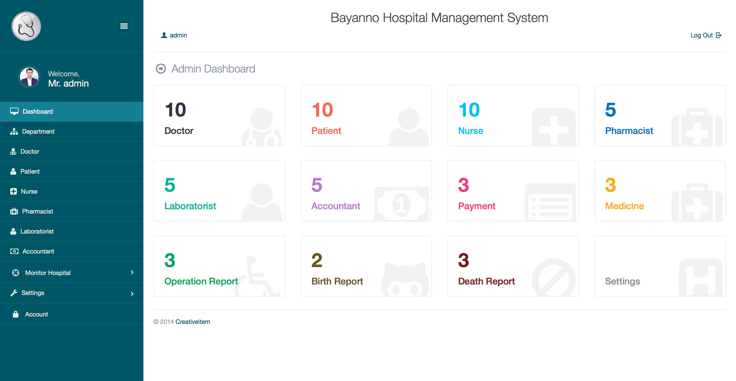 hospital management system php